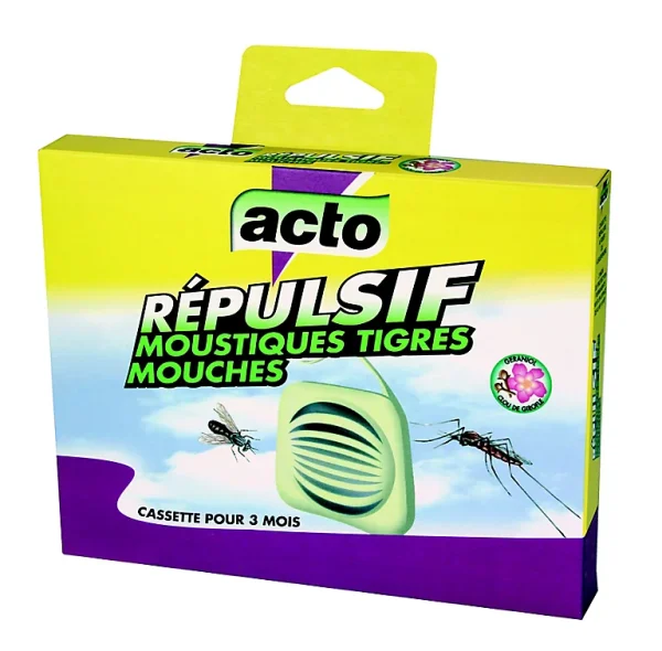 l'unique style Castorama Cassette Répulsive Mouches – Moustiques Acto 1