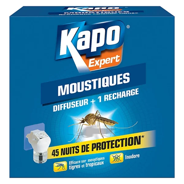 soldes magasin Castorama Diffuseur Anti-moustiques Liquide + 1 Recharge Kapo Expert 1