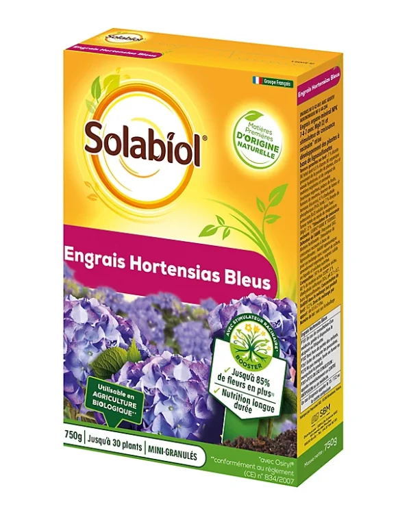 Castorama Engrais Hortensias Bleu Solabiol 750g dernière tendance 1