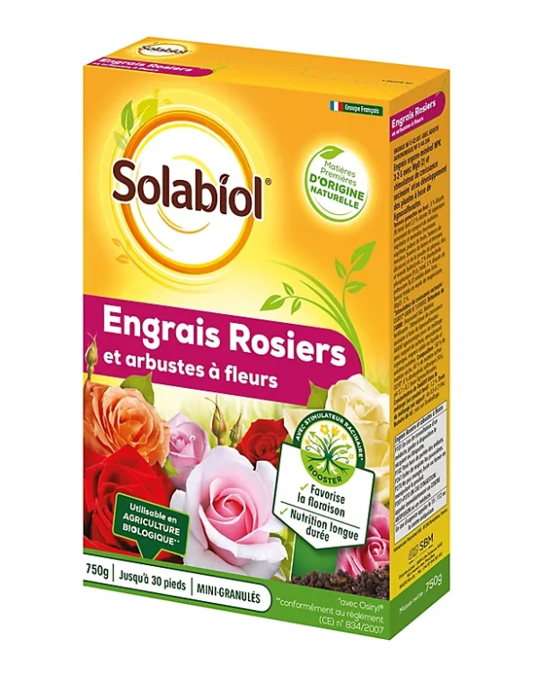 soldes officiel Castorama Engrais Rosiers Solabiol 750g 1