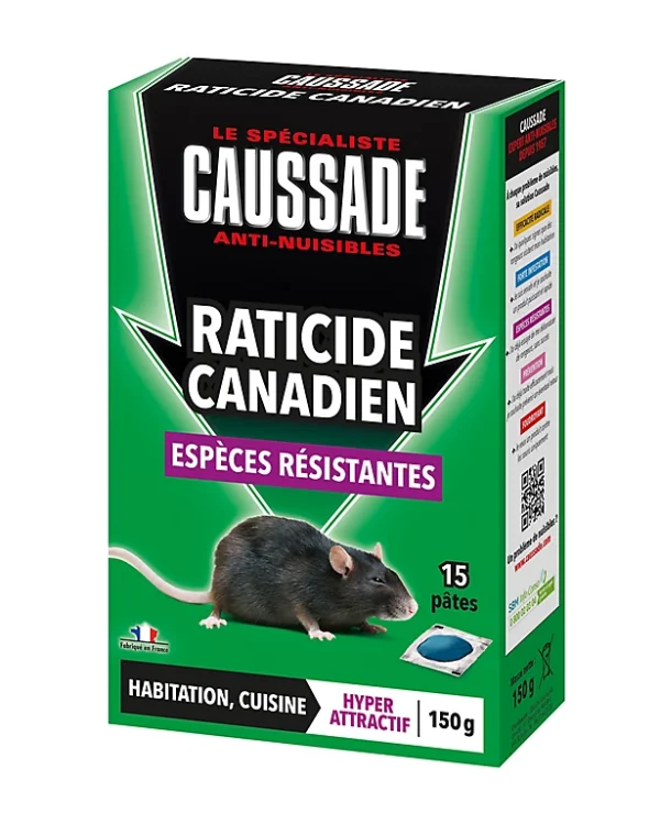 Castorama Pâte Raticide Canadien Espèces Résistantes Caussade haute qualité 1