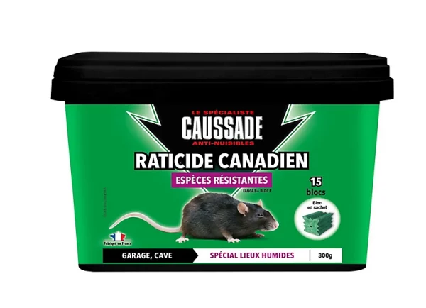 Castorama Raticide Canadien Espèces Résistantes Caussade 300g soldes en ligne 1